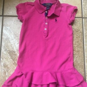Polo Ralph Lauren shirt dress pink sz 4 / 4T EUC